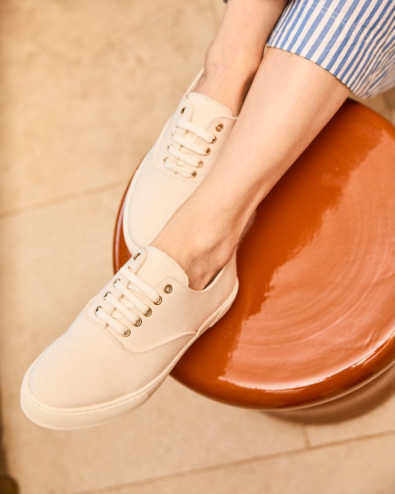 Eco-Friendly Vegan Sneakers for Women - Lightweight Recycled Cotton Comfort Shoes | Breathable & Sustainable Casual Footwear for Walking, Running & Everyday Wear