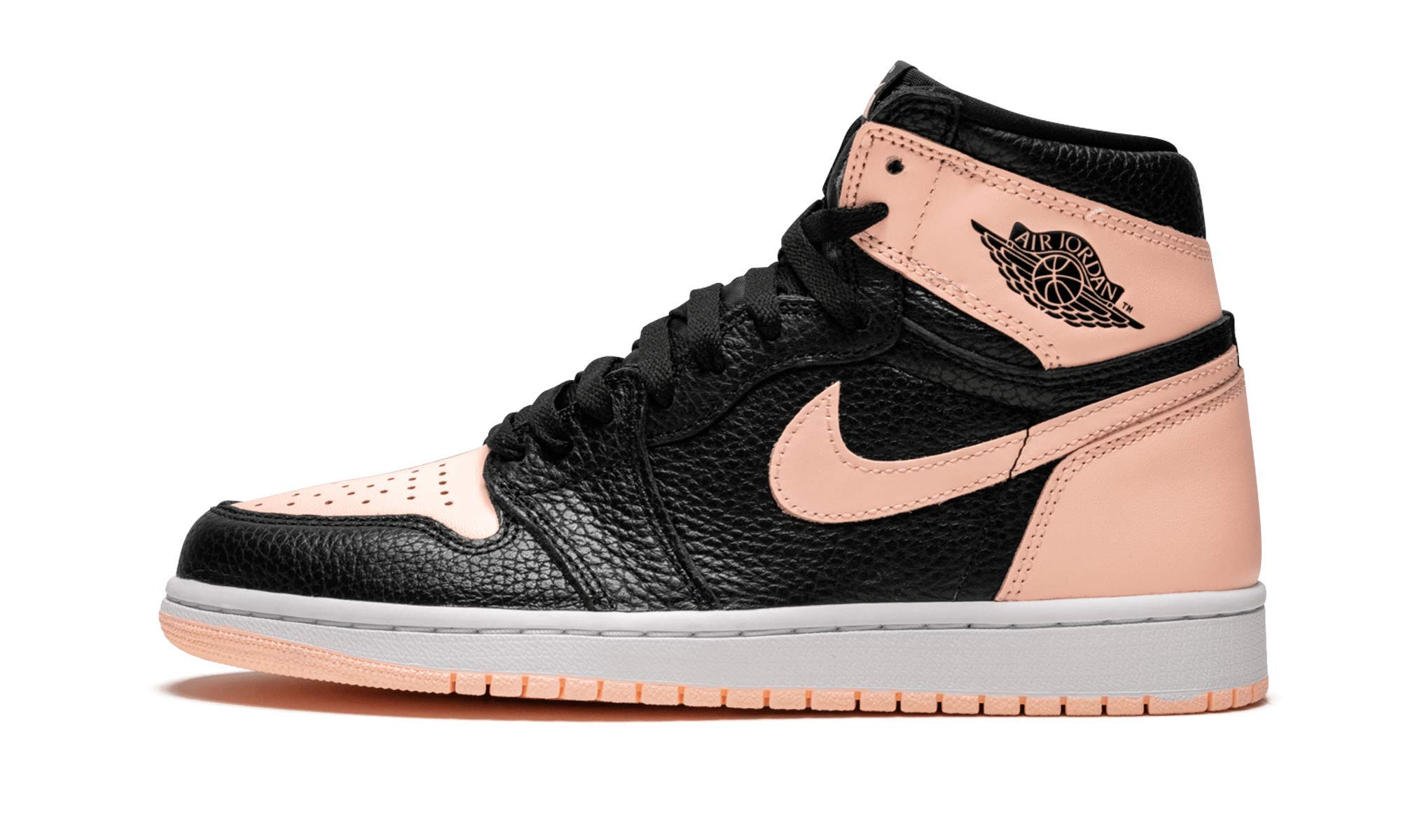 Jordan Men's Air Jordan 1 Retro High OG Sneakers - Crimson Tint Colorway (Size 18) - Classic Basketball Shoes for Streetwear & Casual Fashion