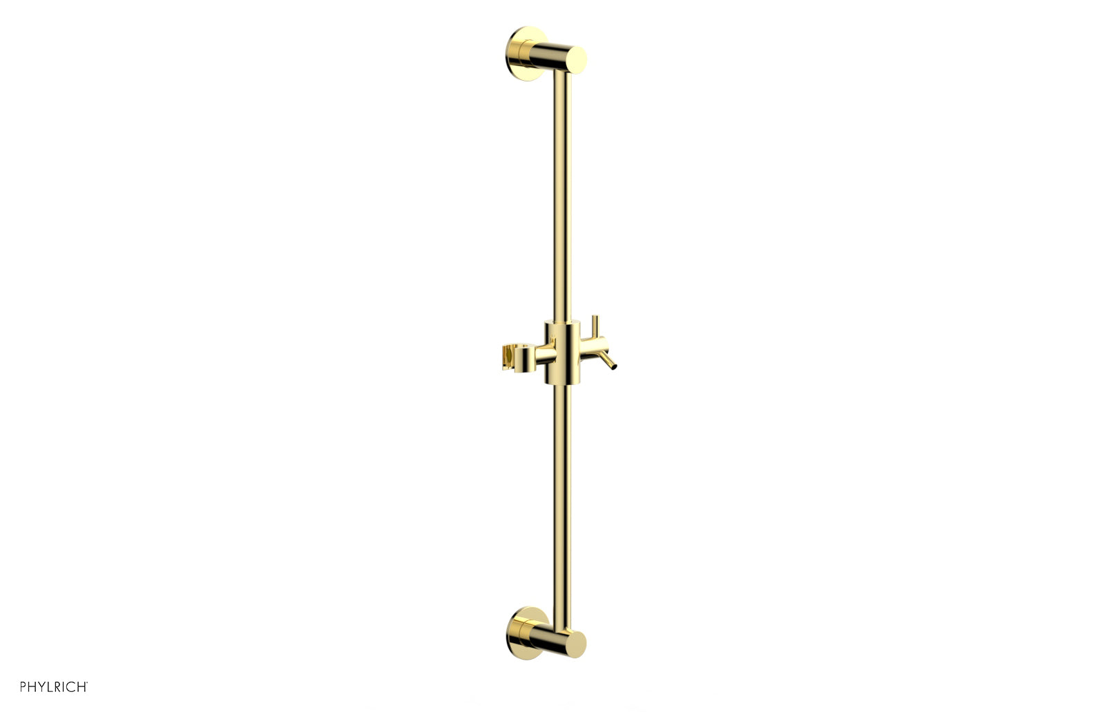 24-Inch Adjustable Slide Bar with Hand Shower Hook K6025 - Perfect for Bathroom Shower, Spa, and Salon Use