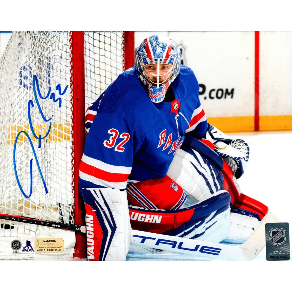 Jonathan Quick Autographed New York Rangers 8x10 Photo with COA - Signed Hockey Memorabilia for Fans & Collectors - Perfect for Man Cave, Sports Room Decor or Gift for Rangers Fans