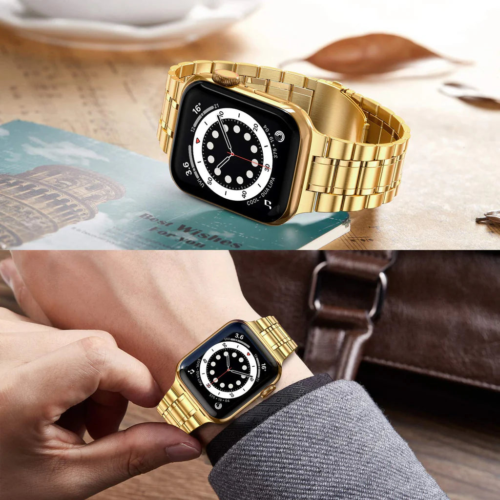 Modern Stainless Steel Link Bracelet for Men & Women - Durable Adjustable Fashion Jewelry for Everyday Wear, Office, Party & Special Occasions