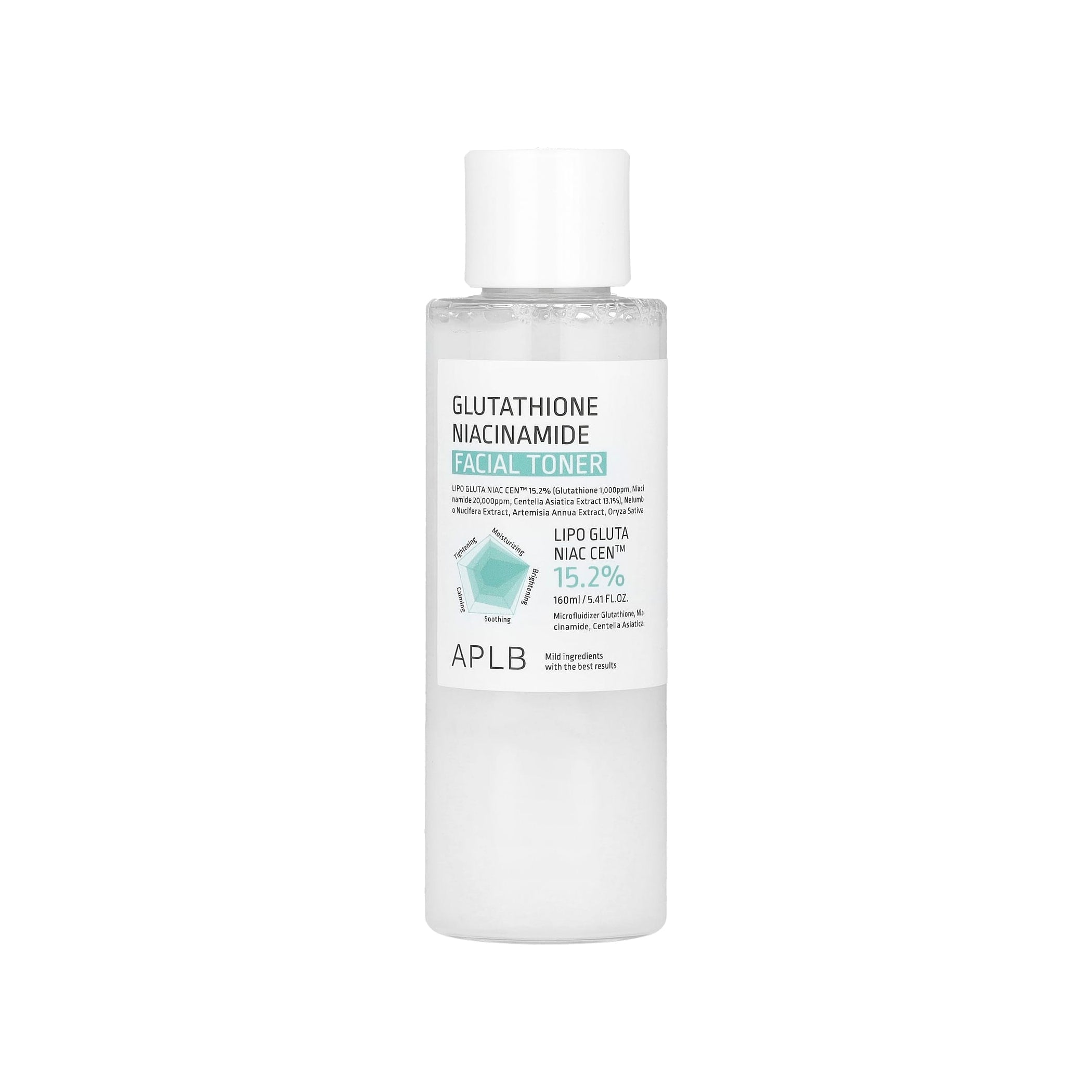 APLB Glutathione Niacinamide Facial Toner 160ml - Hydrating & Brightening Toner for Glowing Skin | Daily Skincare Routine, Dark Spot Treatment, Anti-Aging Facial Care