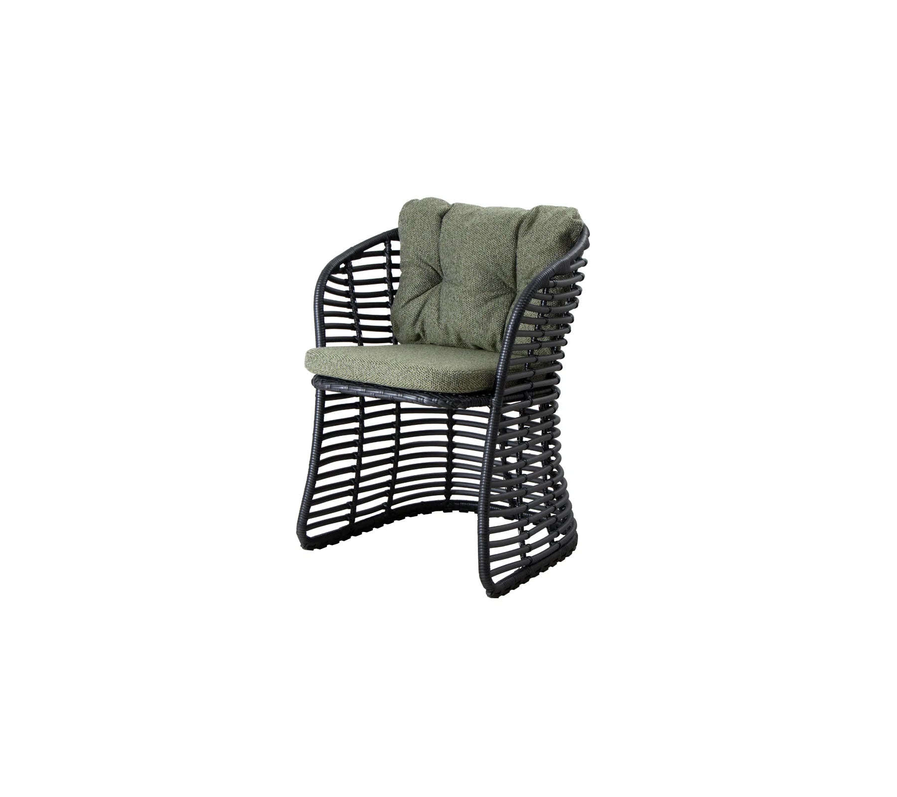 Outdoor Wicker Dining Chairs Set of 2 - Patio Furniture for Garden, Poolside, and Backyard - Weather-Resistant Rattan Chairs with Cushions