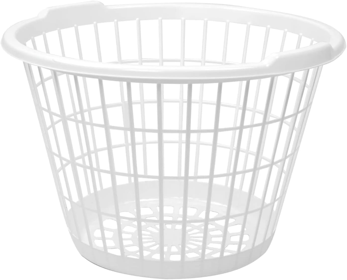 Evou 20-Pack Lightweight Plastic Laundry Baskets with Handles - 1 Bushel Capacity for Clothes, Towels, Baby Toys Storage - White & Multi-Color Options - Perfect for Home, Nursery, Garden, and Gift Giving
