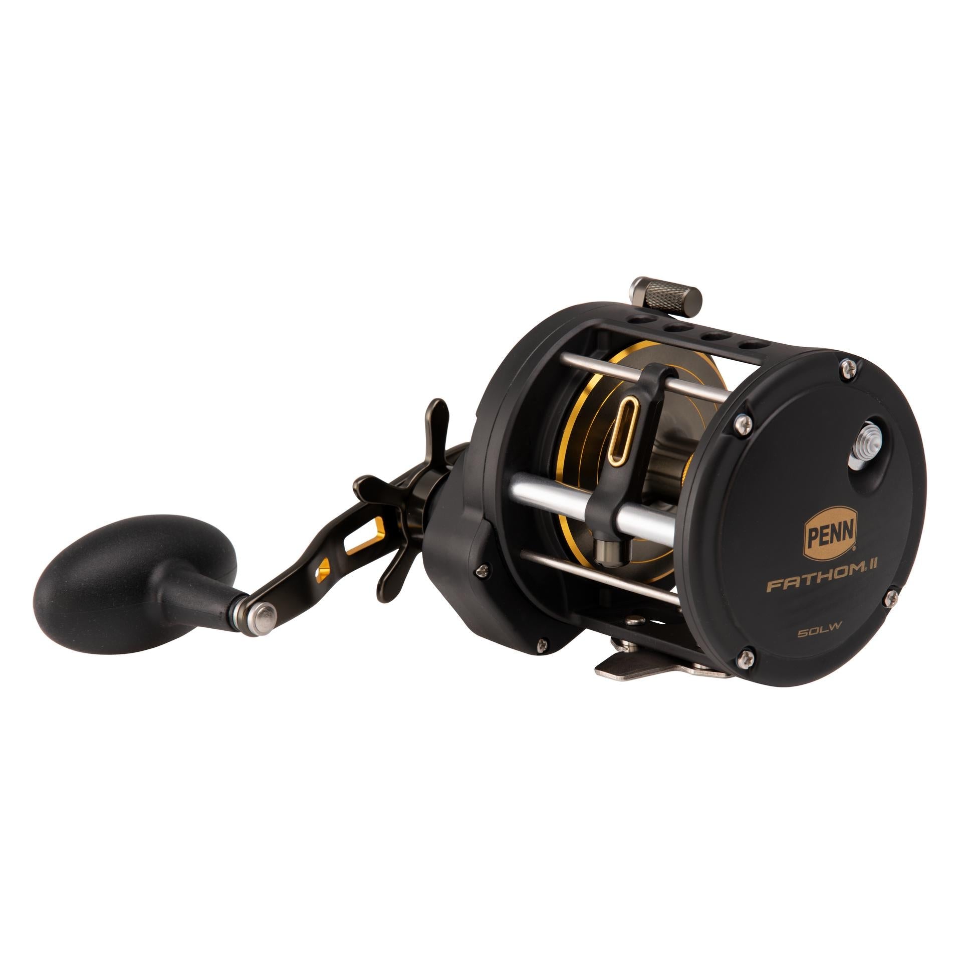 PENN Fathom™ II Level Wind Conventional Fishing Reel - Saltwater & Freshwater Use for Offshore, Surf & Pier Fishing