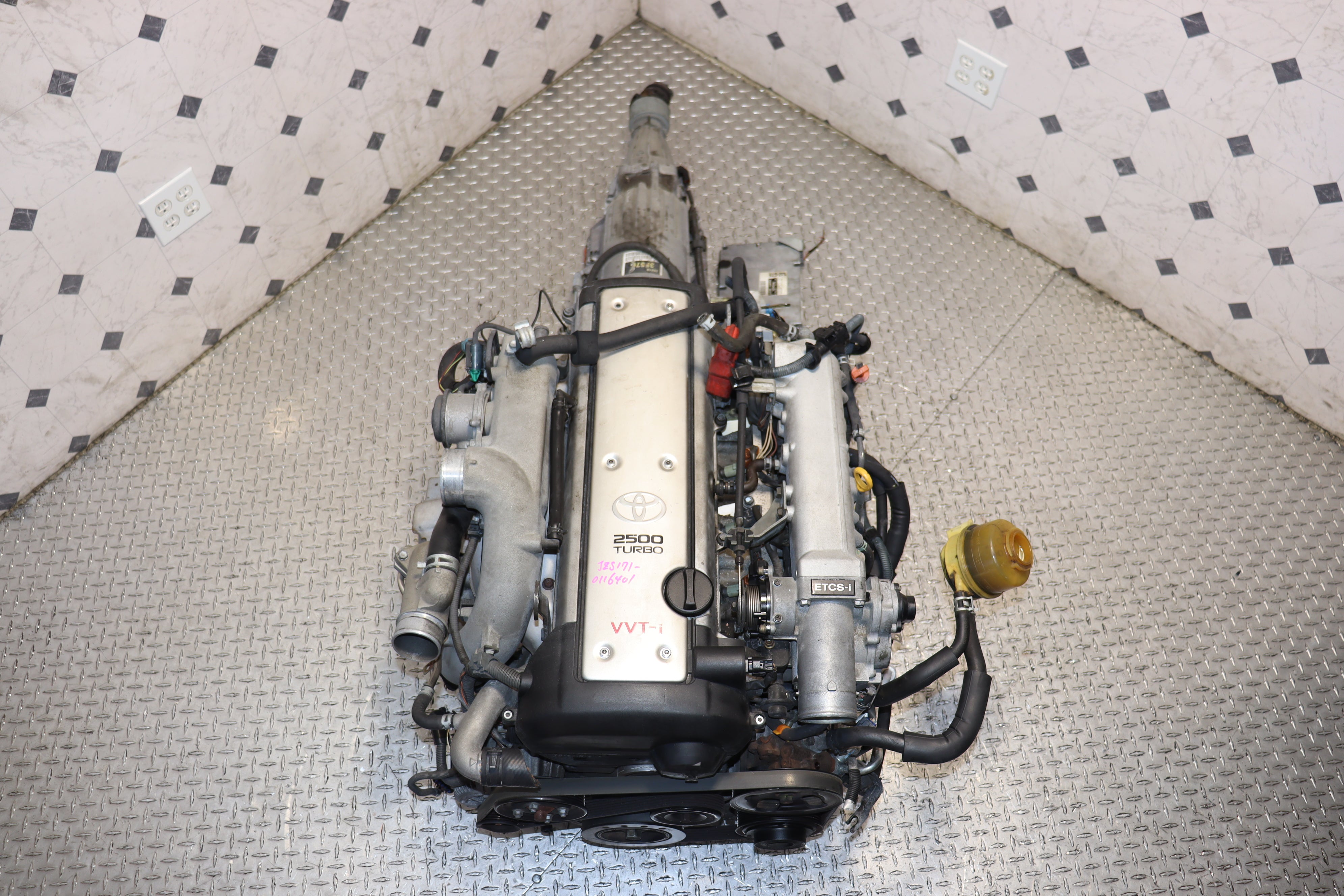 JDM 1JZ-GTE VVTi Turbo Engine with Automatic Transmission - Compatible with Lexus IS300 GS300, Toyota Chaser Mark II & Soarer - Perfect for Engine Swap & Performance Upgrades - Ideal for Racing, Drifting & Car Restoration Projects
