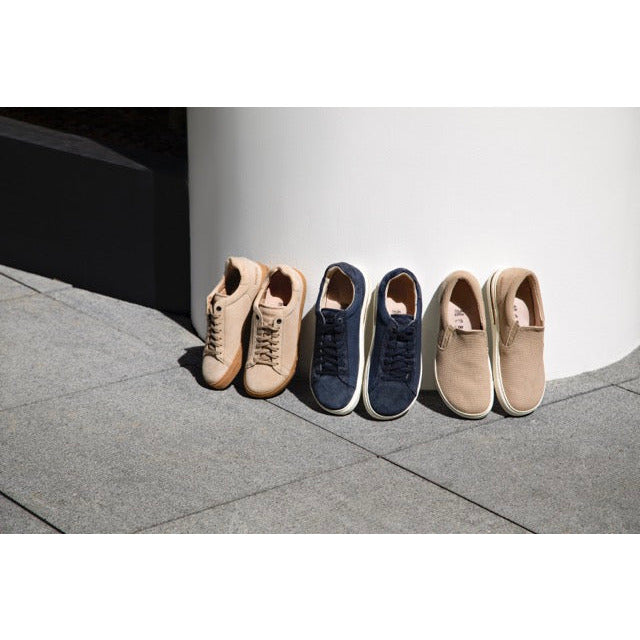 Birkenstock Bend Low Canvas Suede Shoes for Men & Women - Comfortable Slip-On Sneakers in Midnight Blue | Perfect for Casual Wear, Walking & Everyday Use