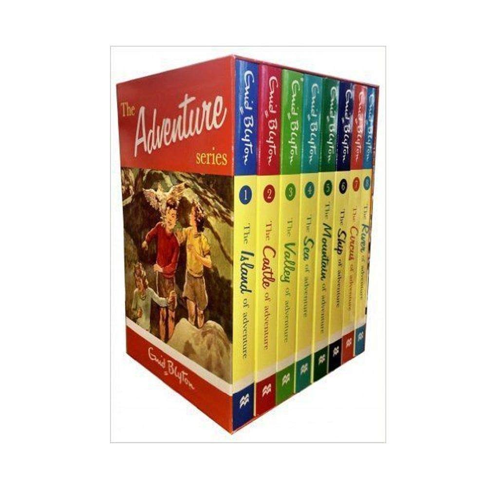 Adventure Series X 8 Books Box Set Collection by Enid Blyton - Classic Children's Books for Bedtime Reading & Classroom Learning