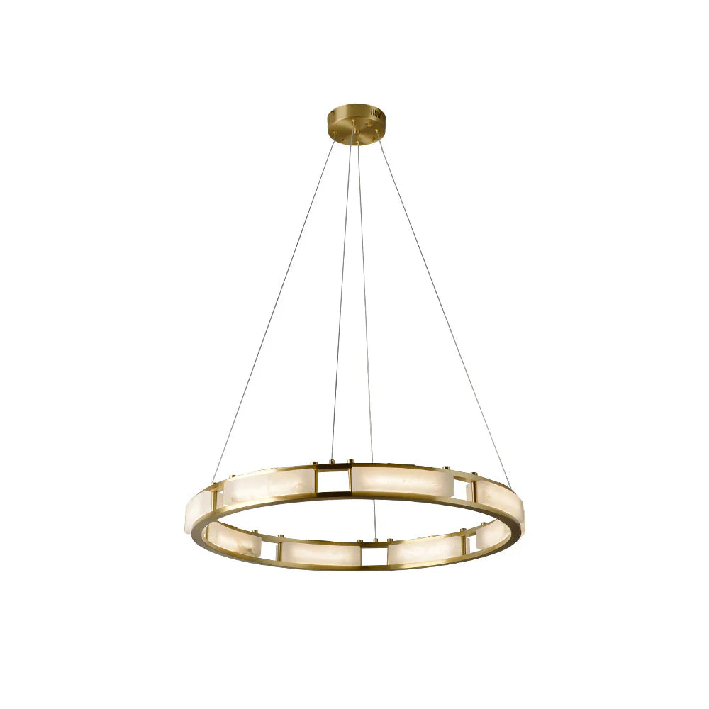 Elegant Qatar Alabaster Chandelier - Handcrafted Luxury Crystal Ceiling Light Fixture for Dining Room, Living Room & Bedroom Decor