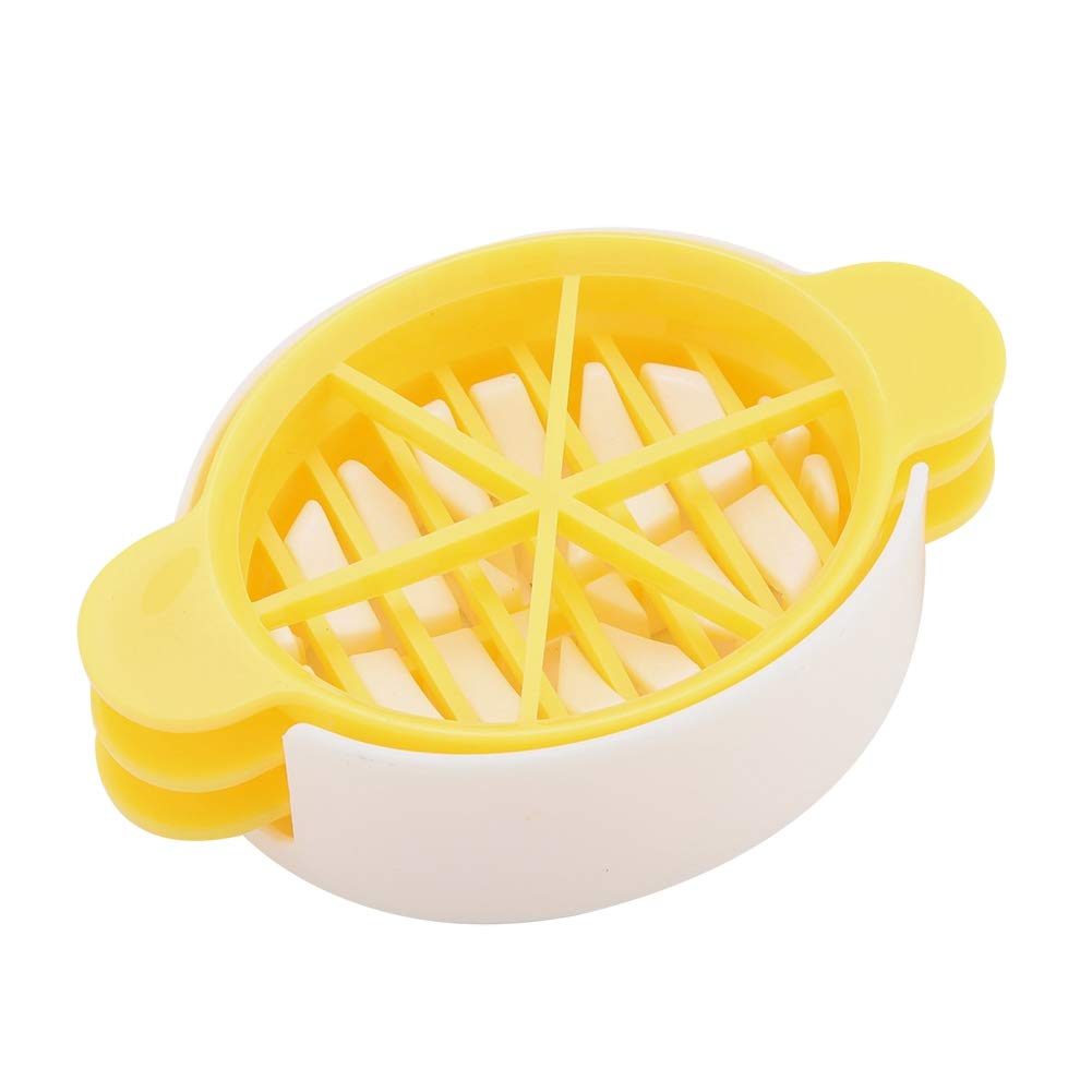 Premium Egg Slicer & Cutter - Stainless Steel Boiled Egg Chopper for Perfect Slices - Kitchen Gadget for Eggs, Soft Fruits & Preserved Eggs - Ideal for Home, Restaurant & Meal Prep