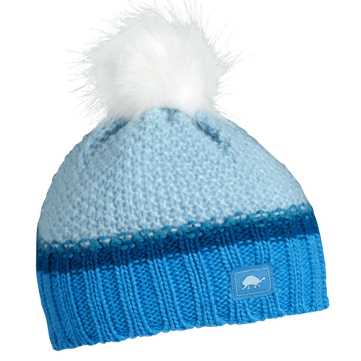 Turtle Fur Kids Girls Snow Kone Beanie - Soft Winter Hat for Girls, Blue - Perfect for Skiing, Snowboarding & Outdoor Winter Activities