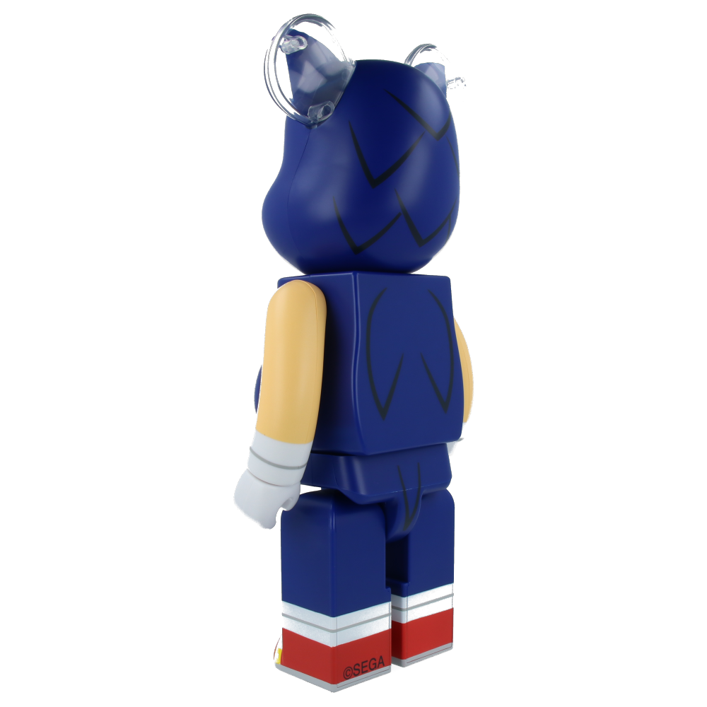 400% Bearbrick Sonic The Hedgehog Collectible Figure - Limited Edition Vinyl Art Toy for Display & Home Decor | Perfect for Anime Fans, Gaming Collectors & Office Desk Decoration