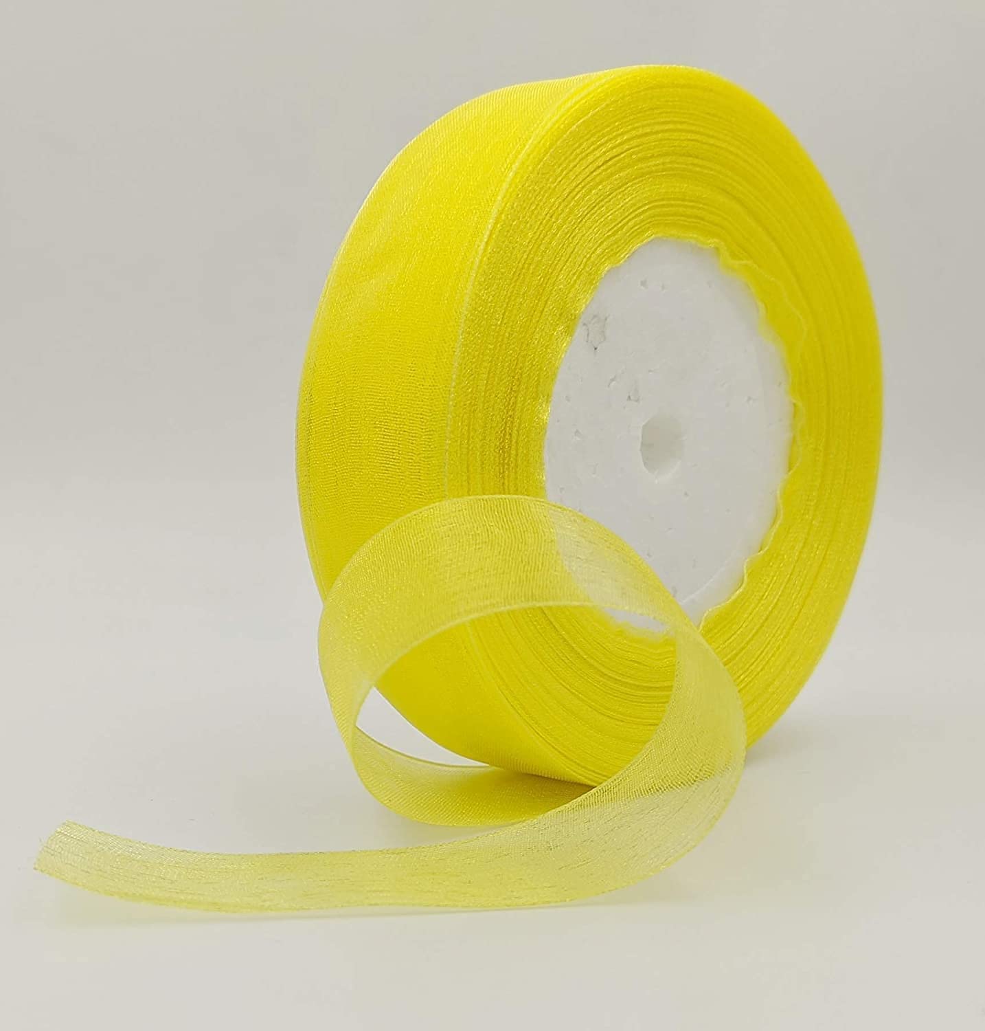 Light Yellow Organza Ribbon (1