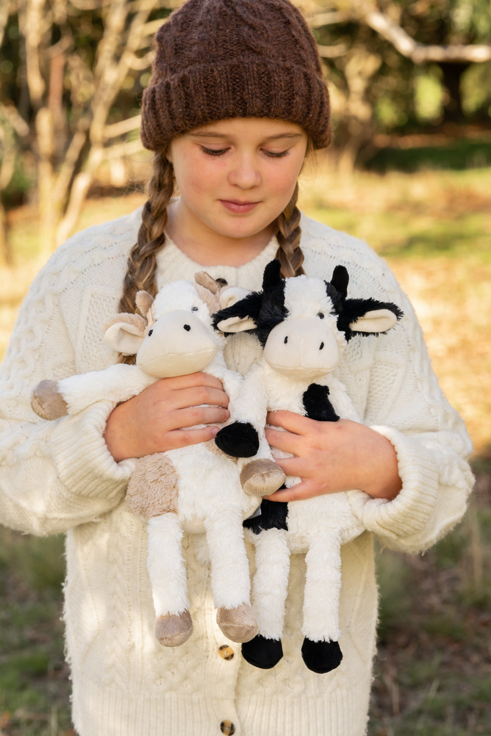 Clover Cow Double Trouble - Adorable Stuffed Animal Plush Toy for Kids & Collectors - Perfect for Gifts, Cuddling & Nursery Decor