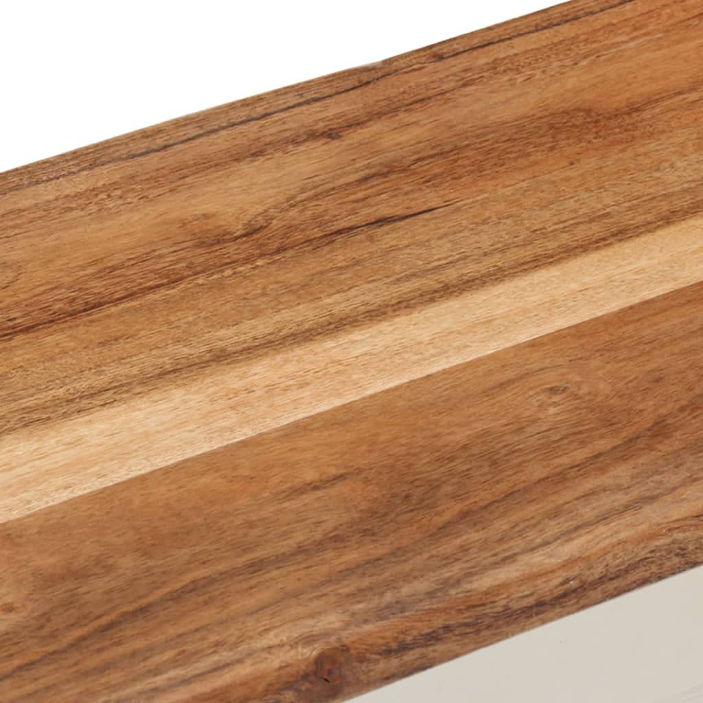 Solid Acacia Wood Storage Box - 43.3