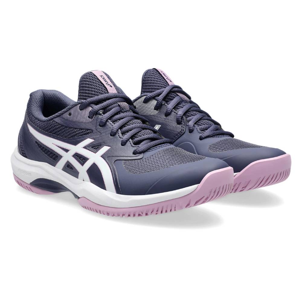 ASICS Game FF Women's Tennis Shoes - Indigo Fog/White - Lightweight Court Shoes for Women with Superior Cushioning & Stability - Perfect for Competitive Tennis Matches & Training Sessions