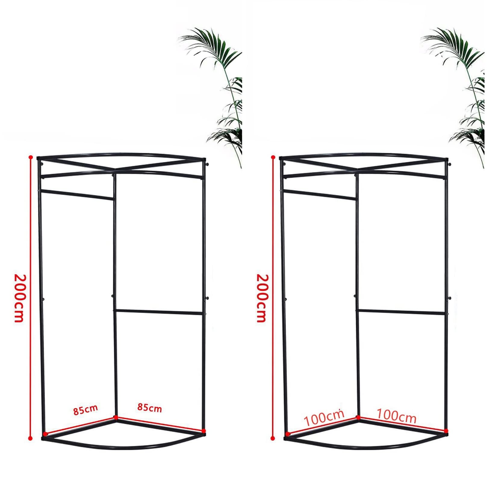 Portable Changing Room with Metal Frame - Privacy Dressing Room for Mall & Office Use, Includes Shading Curtain, Hanging Rod & Hook | Perfect for Retail Stores, Events, and Home Try-Ons
