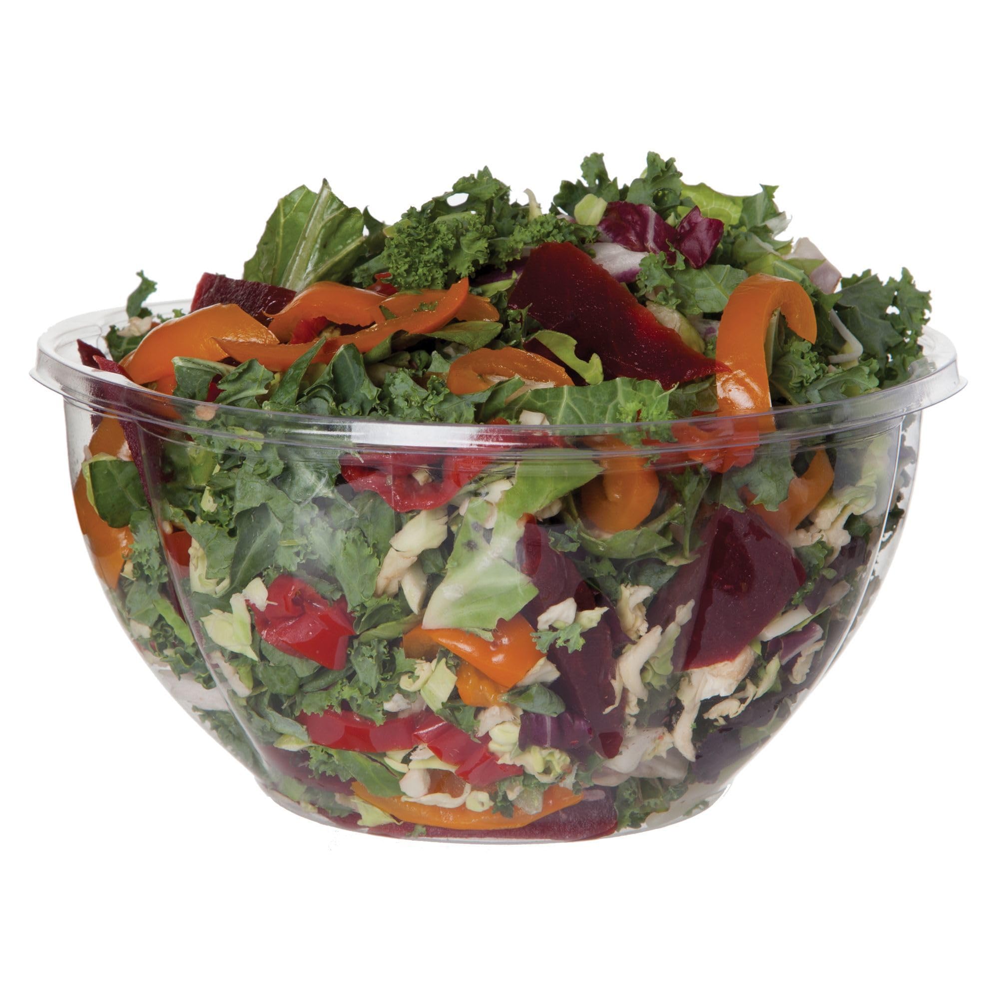ECO-Friendly 32oz Clear PLA Compostable Salad Bowl - Case of 300, Disposable Round Takeout Containers for Cold Foods, Plant-Based Renewable Material (Lids Sold Separately) | ASTM & BPI Certified | Perfect for Restaurants, Catering & Meal Prep