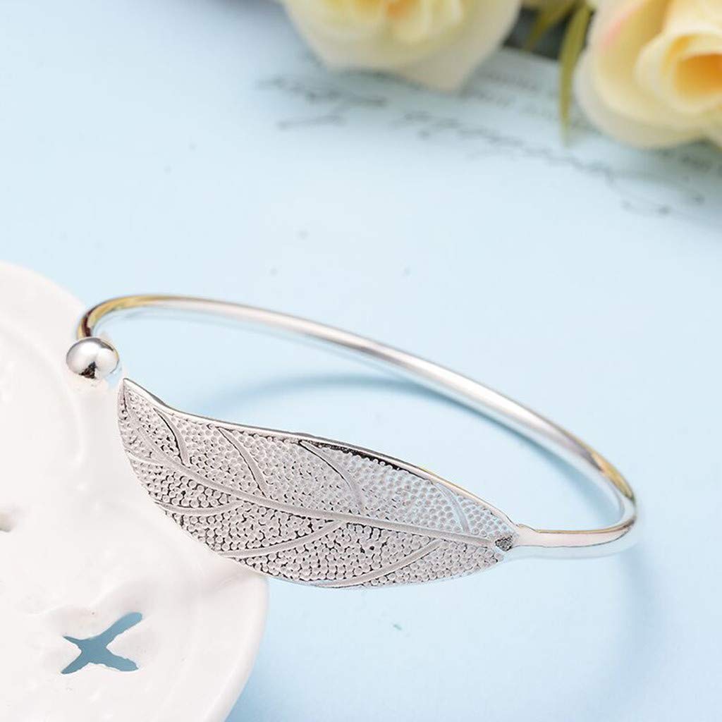 Trendy Sterling Silver Bracelet for Women - Elegant Open Design, Perfect for Anniversary & Valentine's Day Gifts