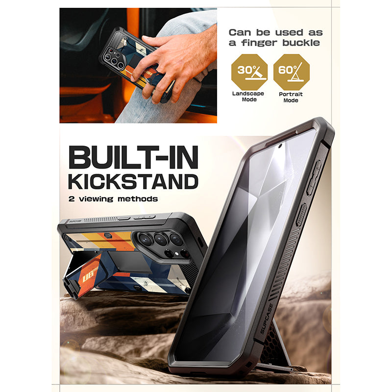 Samsung Galaxy S24 Ultra Case - Unicorn Beetle PRO Heavy Duty Rugged Protective Cover with Chevron Design for Shockproof & Drop Protection - Perfect for Outdoor, Work & Travel