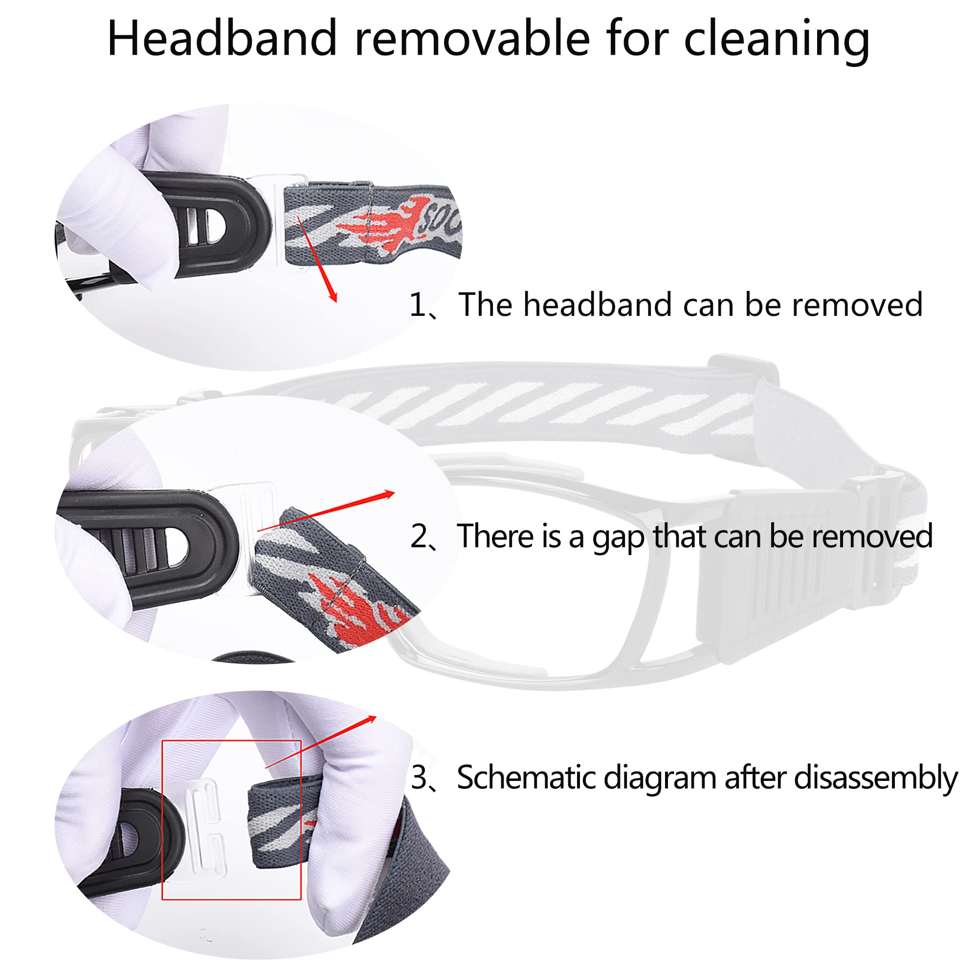 Basketball Dribbling Glasses - Sports Protective Eyewear Goggles for Men & Women - Shatterproof Impact Resistant for Training, Games & Outdoor Activities