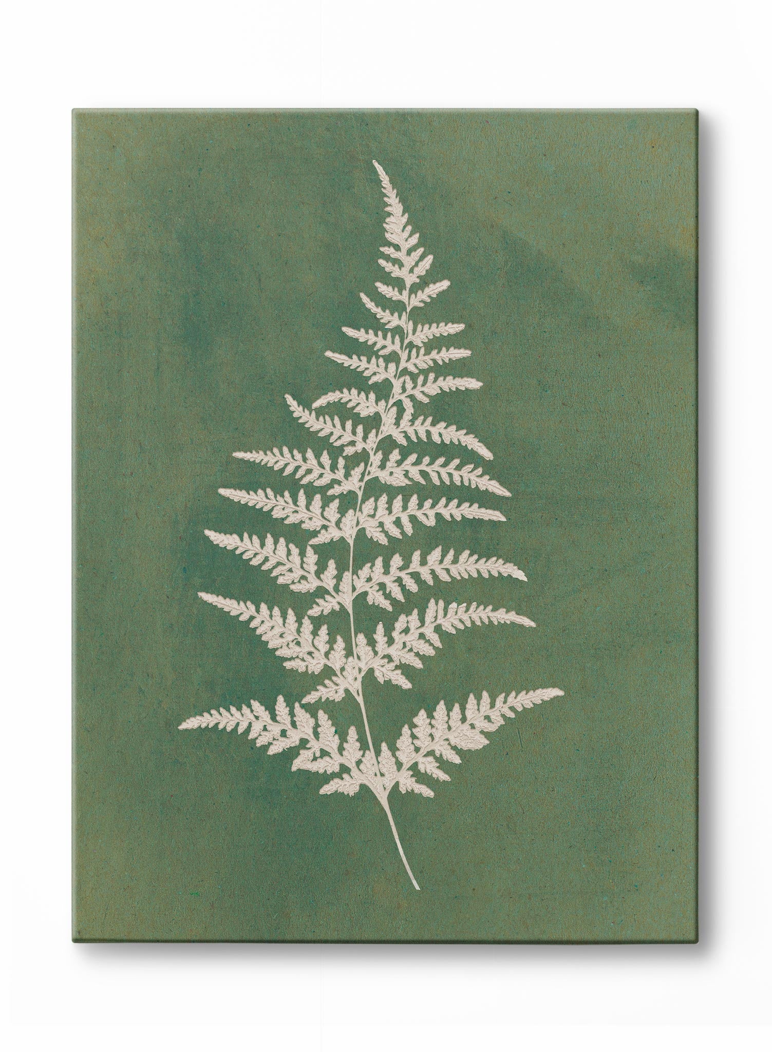 Papercut Wood Fern Wall Art - Handmade Botanical Poster for Home & Office Decor | Perfect for Living Room, Bedroom, and Workspace