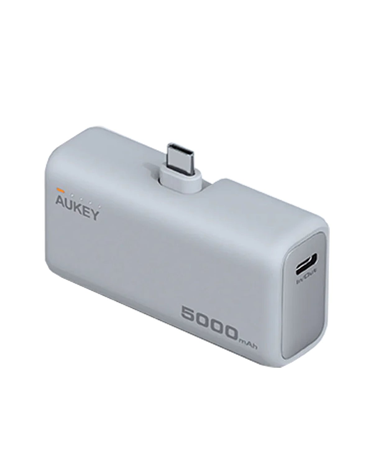 AUKEY PB Y59 Spark Mini 5000mAh Portable Charger with Built-in USB-C Port | Fast Charging Power Bank for iPhone, Samsung, AirPods | Perfect for Travel, Camping & Emergency Backup
