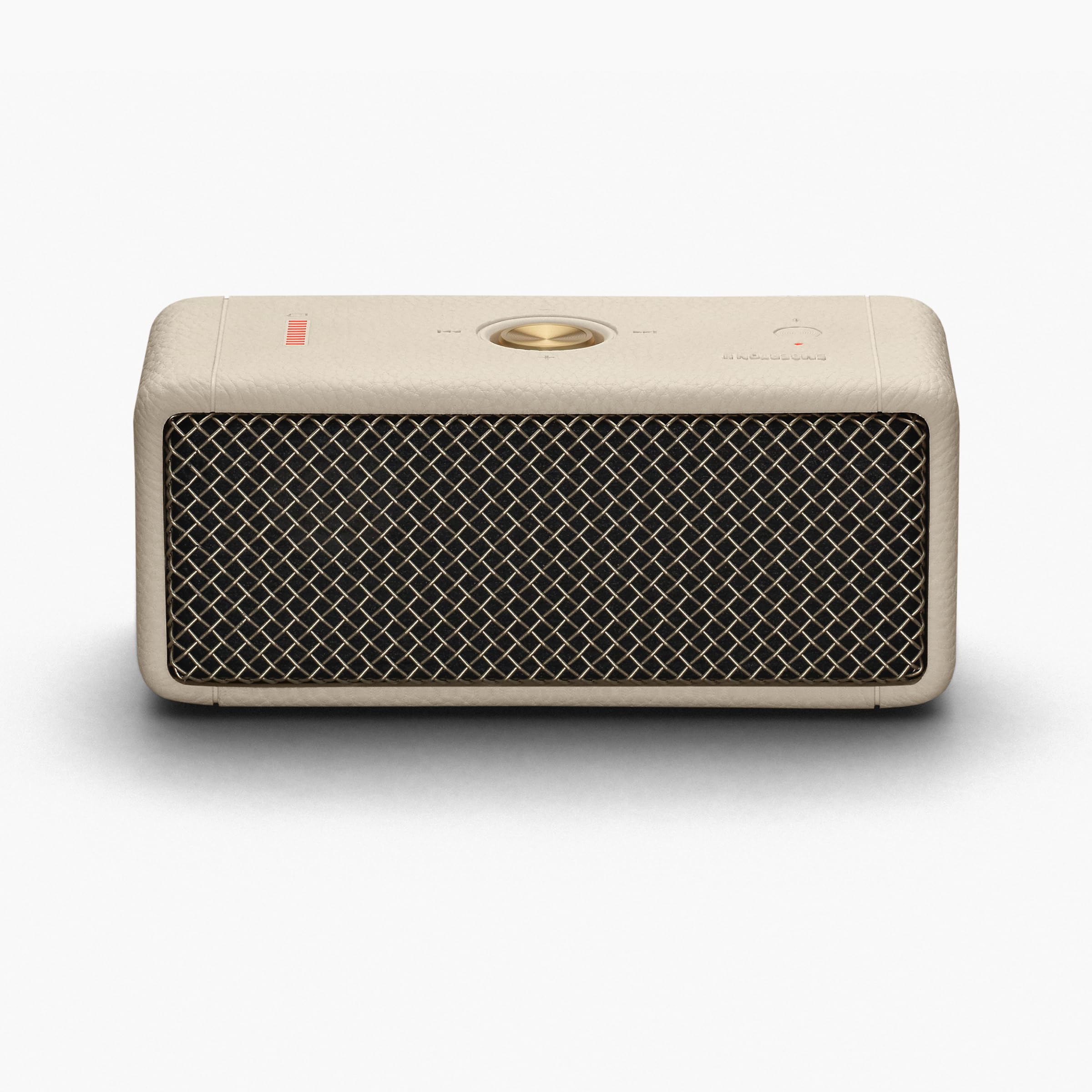 Marshall Emberton II Portable Bluetooth Speaker - Wireless Waterproof Speaker with 20+ Hours Playtime, IPX7 Rating, Compact Travel Speaker for Outdoor, Beach, Camping & Home Use (Cream)