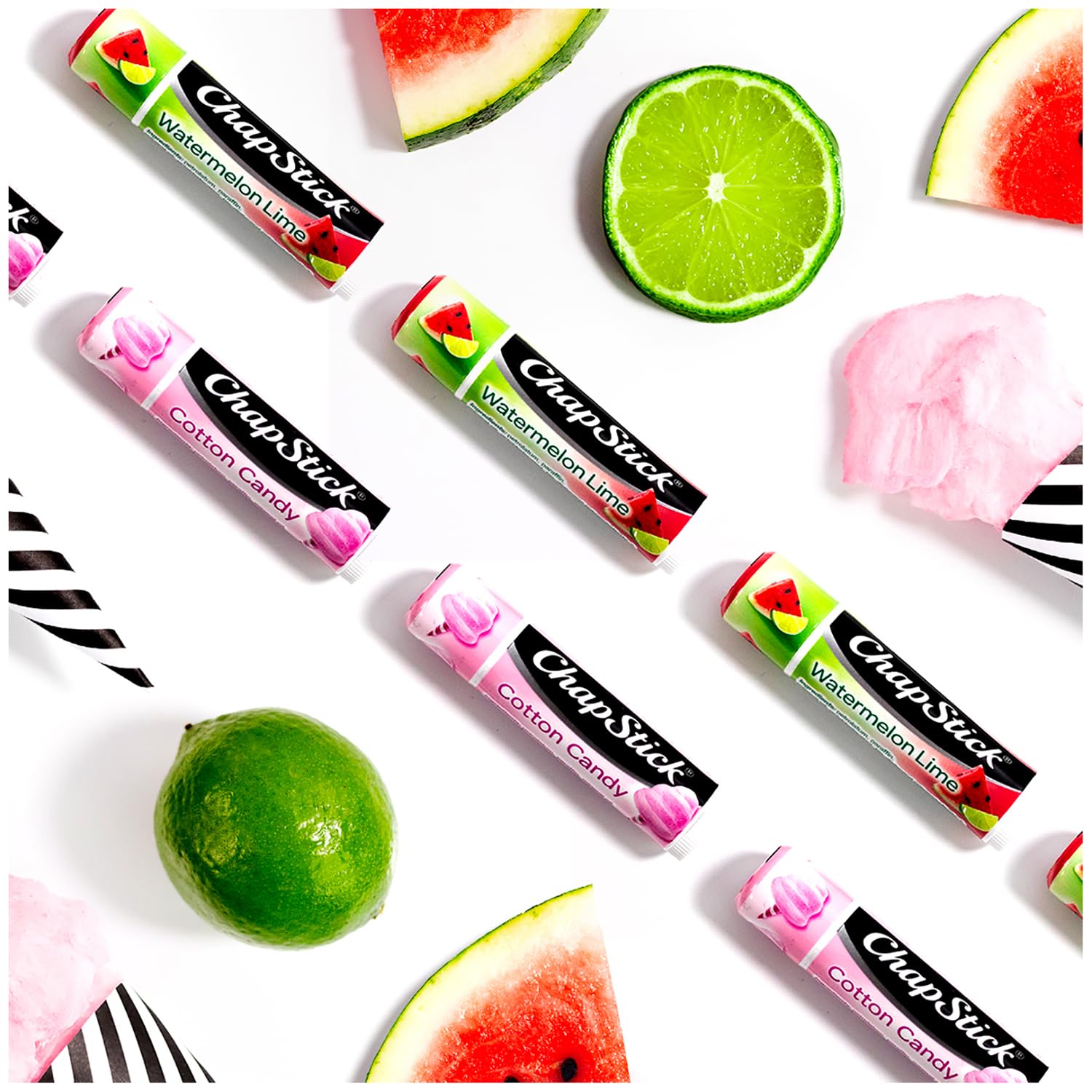 ChapStick Bulk Lip Balm 144-Count, Cotton Candy Flavor – Long-Lasting Lip Moisturizer for Dry & Chapped Lips, 0.15 Oz Each – Perfect for Schools, Offices, and Winter Lip Care
