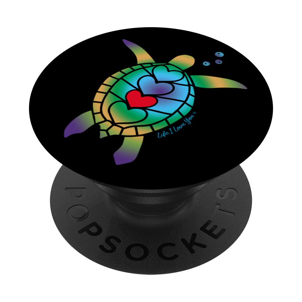 Stylish Tropical Sea Turtle PopSockets Phone Grip & Stand - Durable Phone Accessory for iPhone, Samsung & Tablets - Perfect for Travel, Work & Everyday Use
