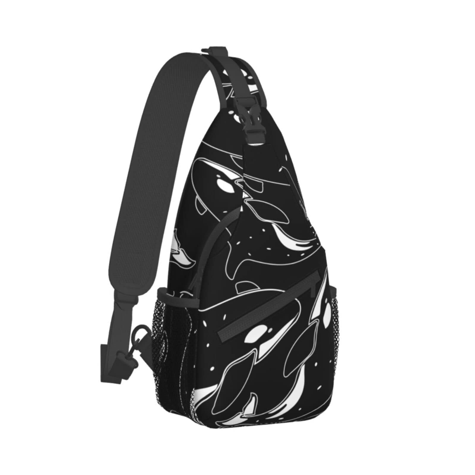 Orca Killer Crossbody Sling Backpack - Unisex Travel & Hiking Bag