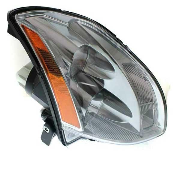 2004-2006 Nissan Maxima Right Passenger Side Halogen Headlight Assembly with Bulb - Direct Fit Replacement for Front Headlamp - Perfect for Night Driving & Road Safety