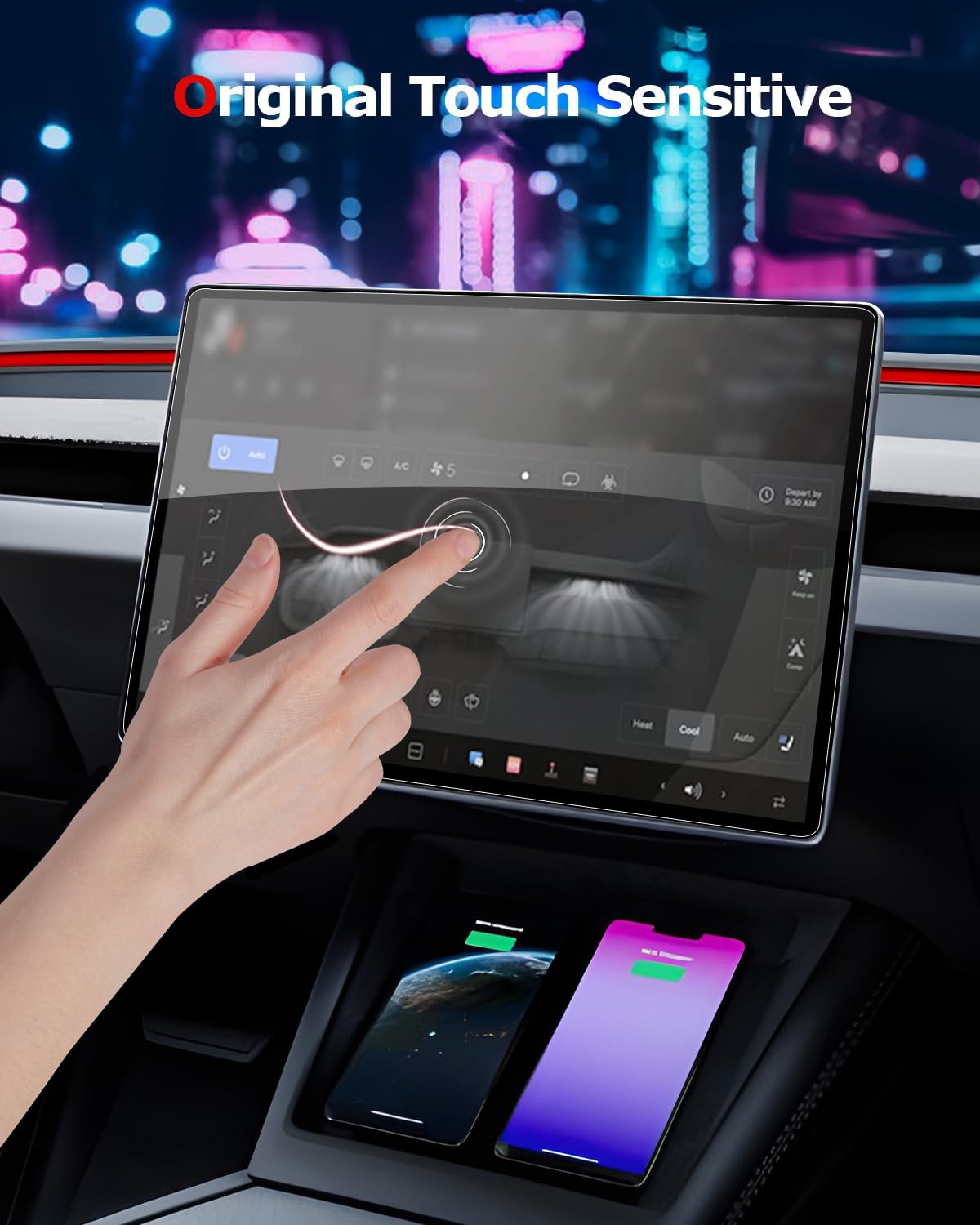 Premium Tempered Glass Screen Protector for Honda Accord 2018-2022 | 8 Inch Infotainment Touchscreen | Anti-Scratch, Bubble-Free Installation | Perfect for Daily Driving & Navigation Protection
