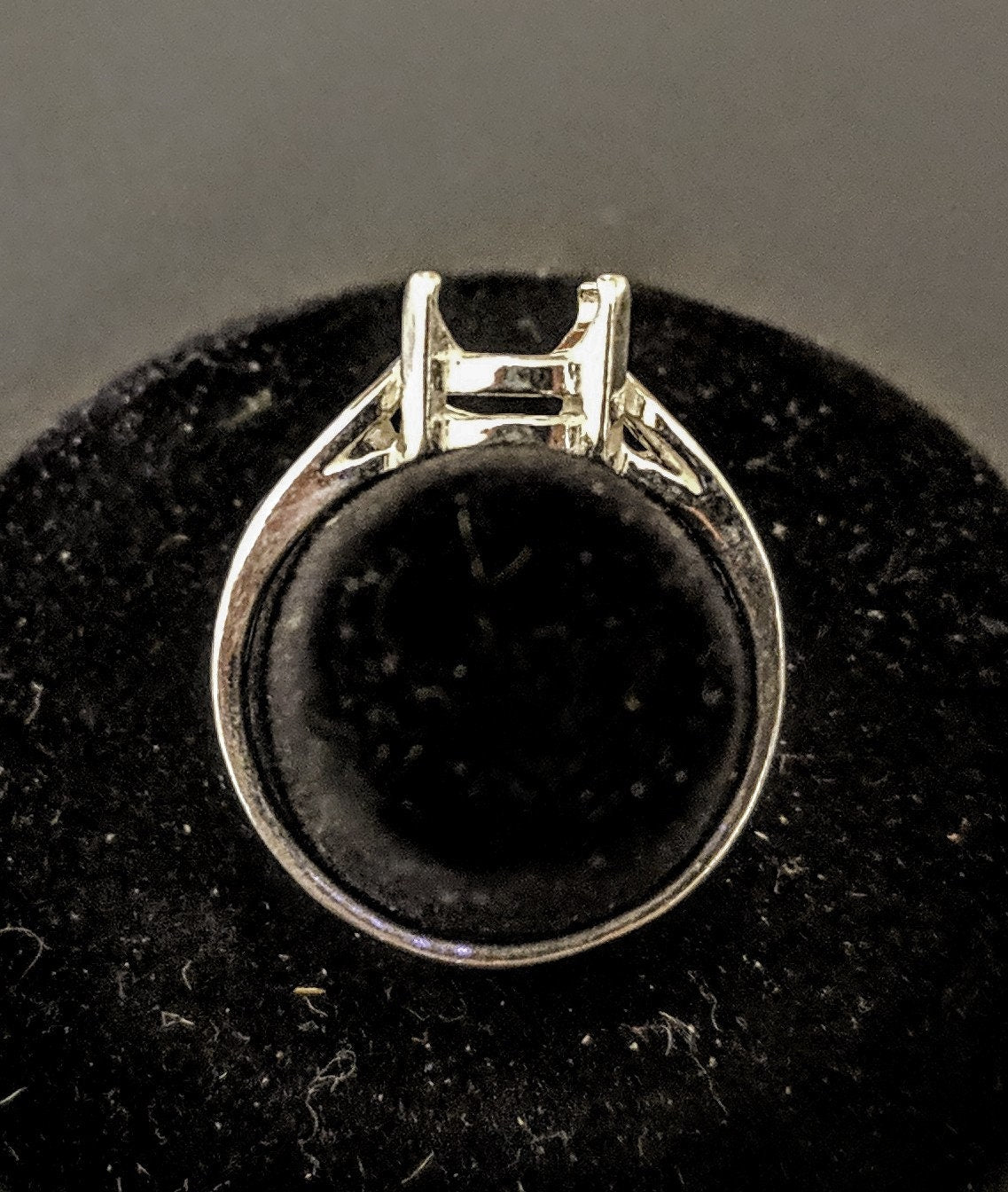Solid Sterling Silver or 14kt Gold 5mm Round 4-Prong Filigree Pre-Notched Ring Setting - Size 7 (163430/143430) - Perfect for Engagement Rings, Wedding Bands & Jewelry Making