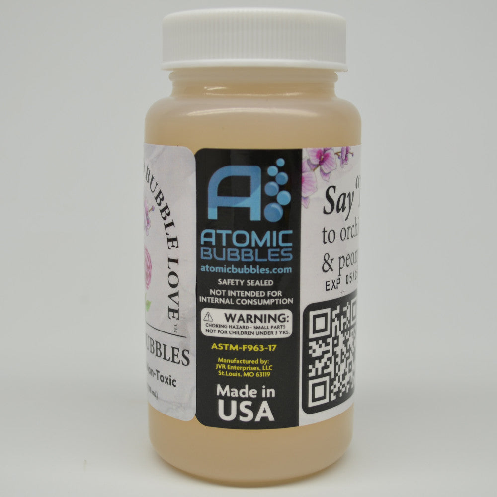 Atomic Bubbles Floral Scented Celebration Bubbles - 6 Pack for Parties, Weddings & Outdoor Events | Non-Toxic Fun for Kids & Adults