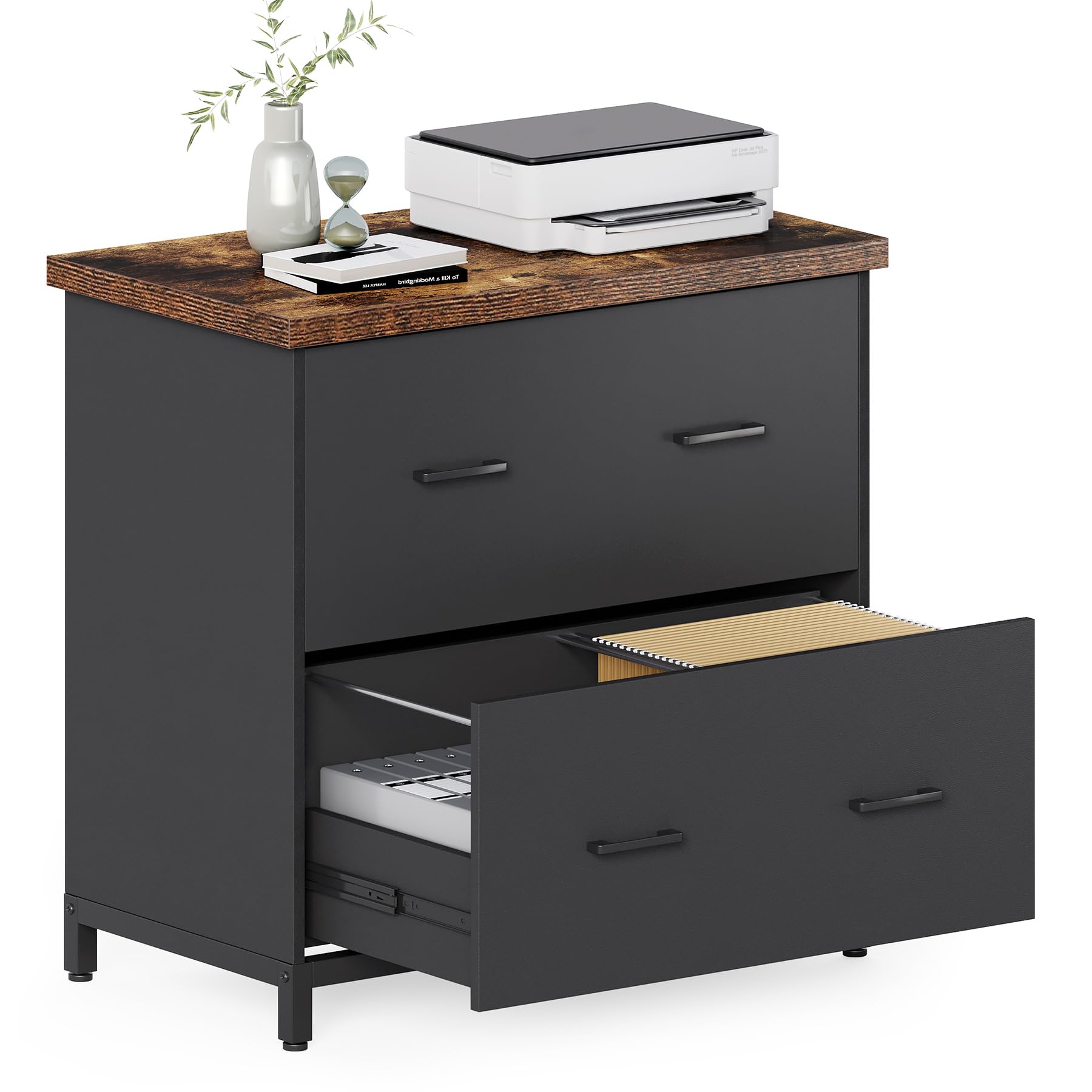2-Drawer Lateral File Cabinet for Home Office - 30.7
