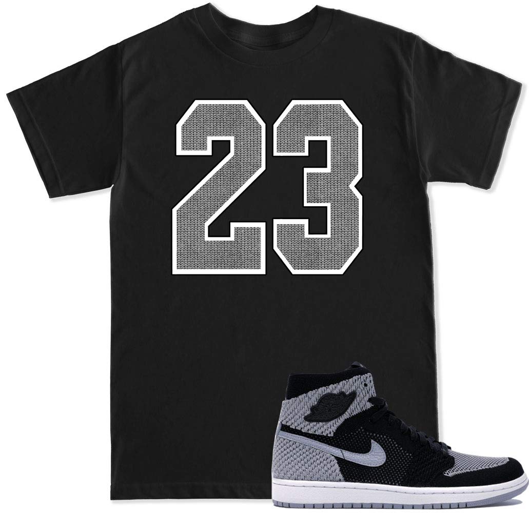 FTD Apparel Men's 23 Flyknit Shadow T-Shirt - Breathable Athletic Tee for Running, Gym & Casual Wear | Lightweight Performance Shirt for Men