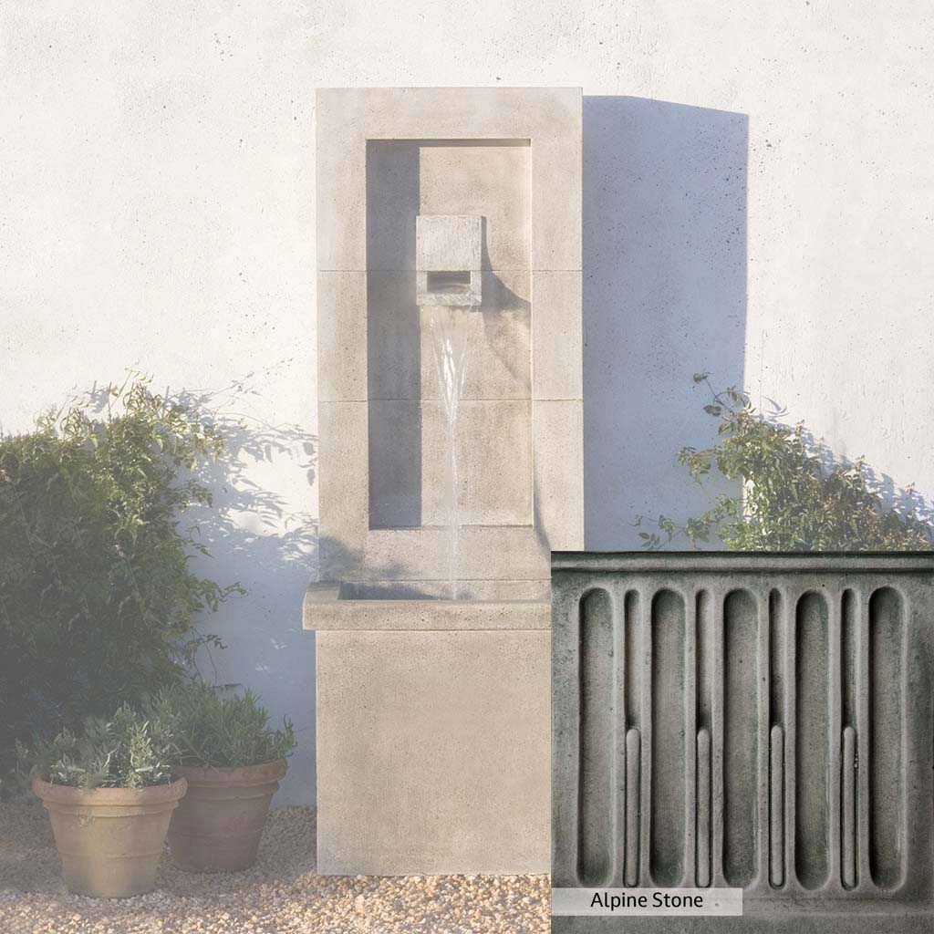 Campania International Moderne Outdoor Fountain - Elegant Garden Water Feature for Patio, Yard & Landscape Decor