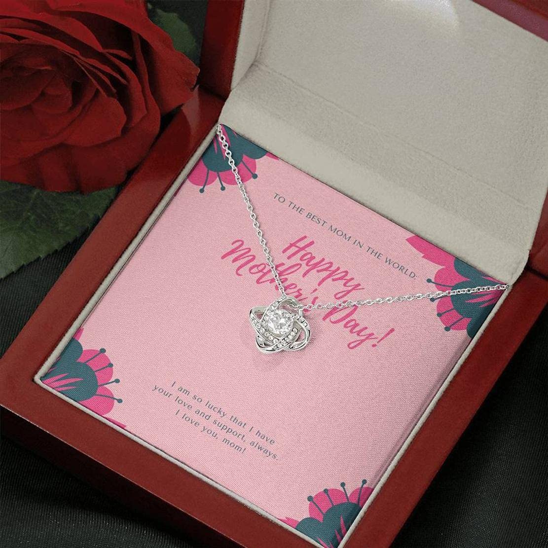 Unique Mother's Day Jewelry Gift for Wife, Mom & Stepmom - Personalized Engraved Necklace for Birthday, Christmas & Vacation - Thoughtful Present for Unbiological & Second Moms