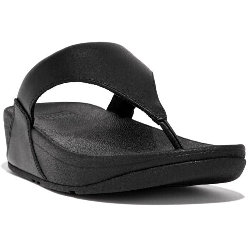 FITFLOP LULU Leather Toe Post Sandals for Women - Comfortable Flip Flops with Arch Support - Perfect for Beach, Pool, and Summer Walking