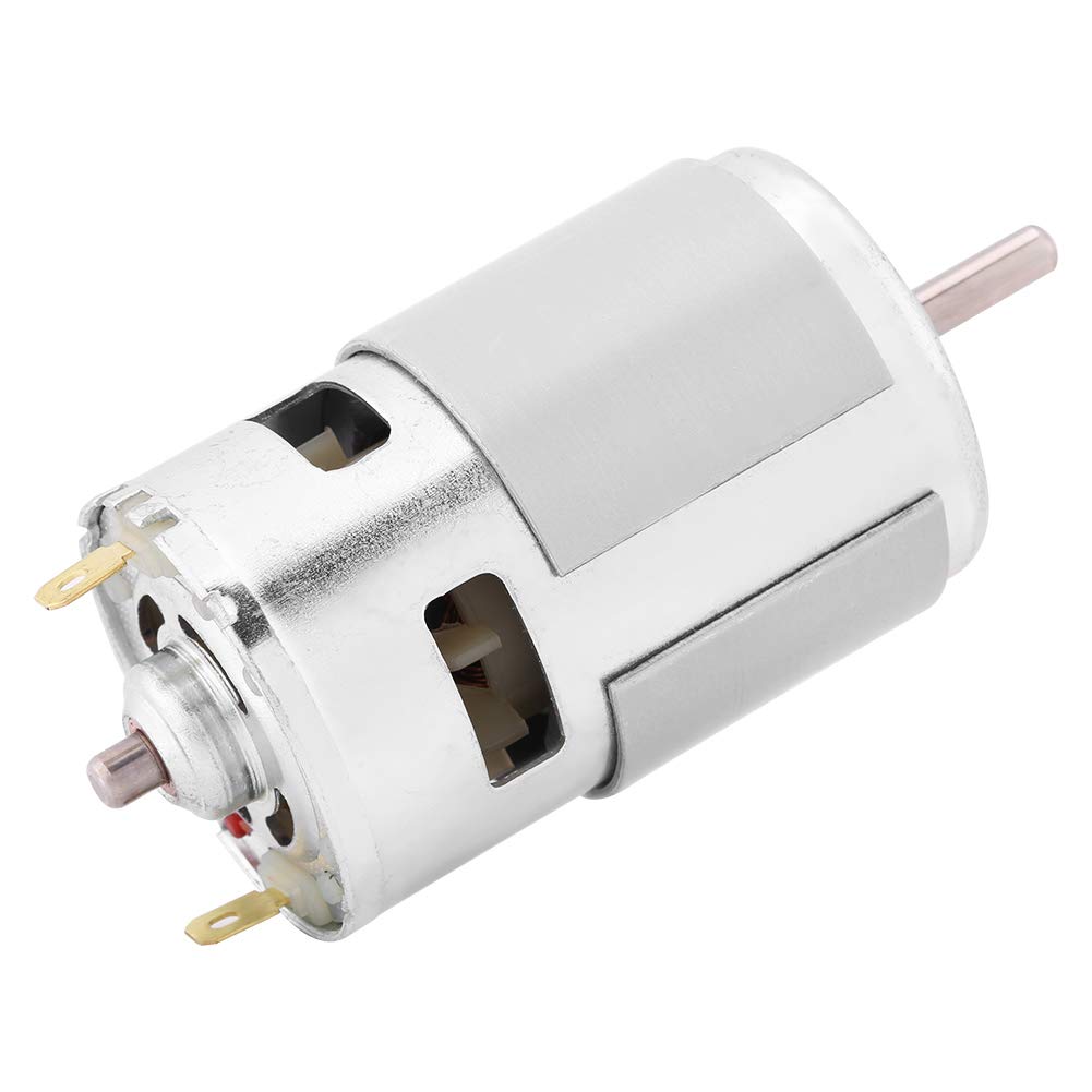 12V 0.32A 60W 3500RPM High Power Metal DC Brush Motor for Electric Tools, Fans & Cleaners - Perfect for DIY Projects, Home Appliances and Industrial Equipment