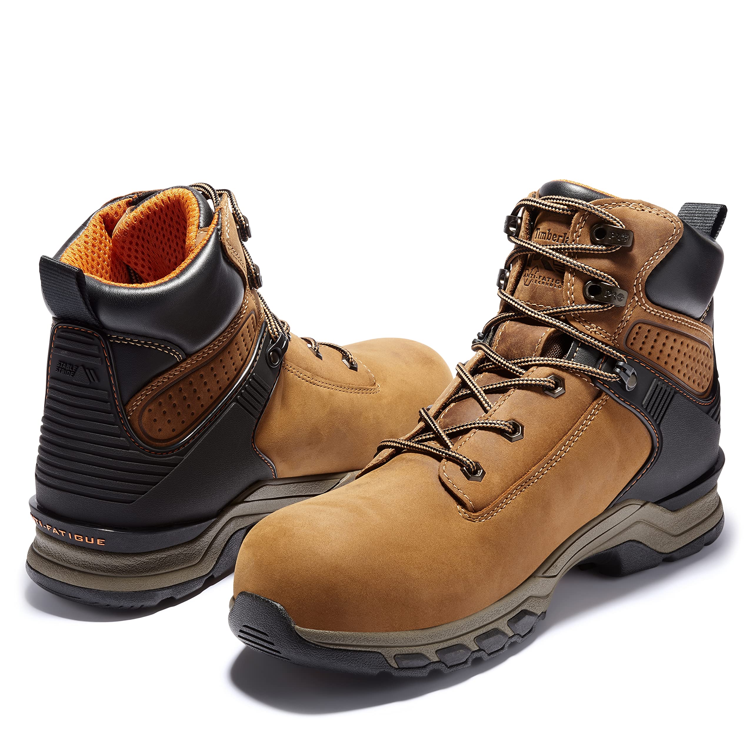 Timberland PRO Men's Hypercharge 6 Inch Composite Safety Toe Waterproof Work Boots - Steel Toe Industrial Shoes for Construction, Warehouse & Outdoor Work