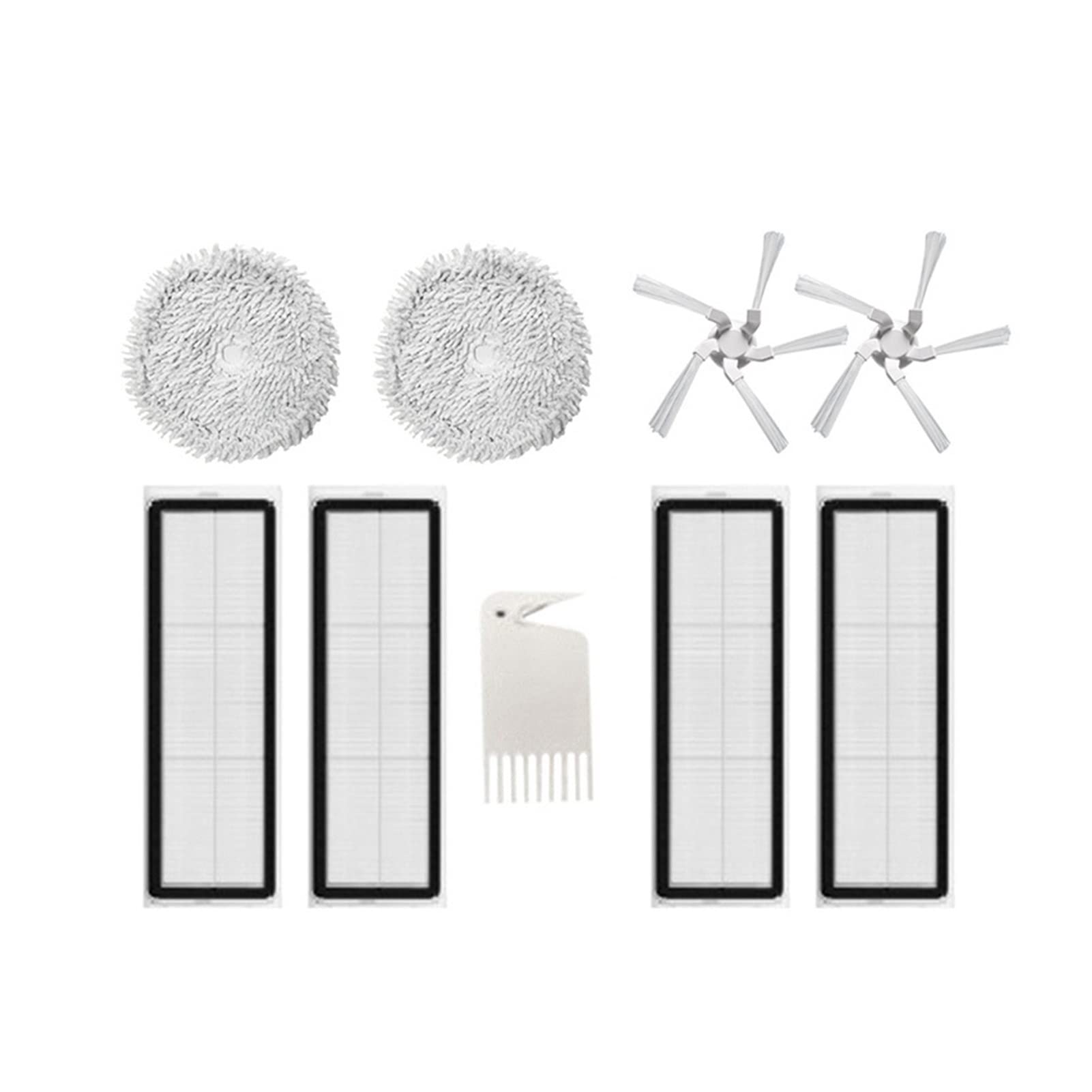9Pcs Vacuum Cleaner Parts Kit for Xiaomi Dreame W10/W10 Pro - Washable Mop Cloth, Filter & Side Brush | Household Cleaning Accessories for Hardwood Floors & Carpets | Perfect for Daily Home & Pet Hair Cleaning