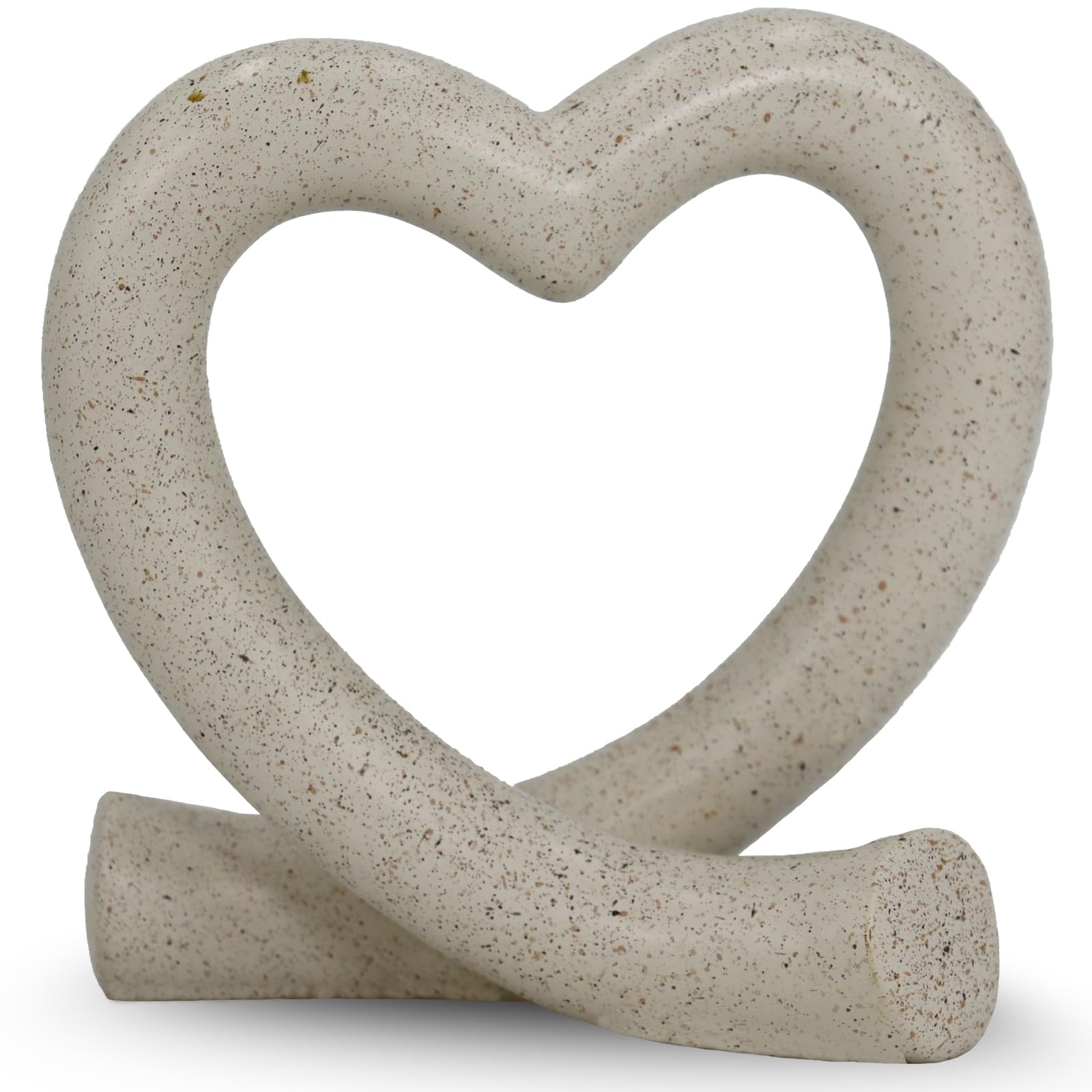 Heart Sculpture Home Decor - Modern Love Line Aesthetic Statue - Unique Ornament for Living Room, Coffee Table, Bedroom & Shelf - Romantic Gift for Couples, Anniversaries & Valentine's Day - Perfect for Home Decor, Wedding Gifts & Interior Design