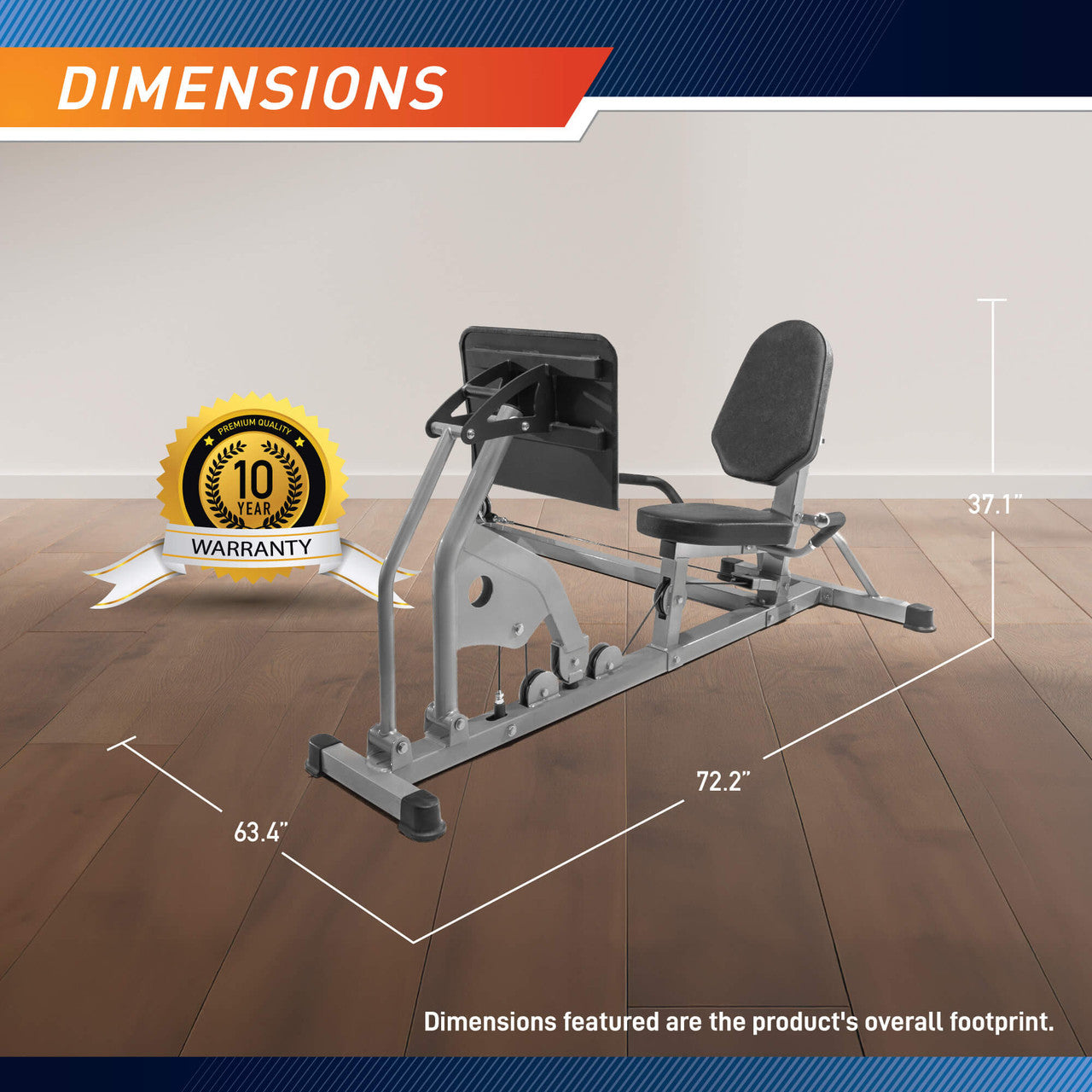 Marcy Optional Leg Press for MWM 8307 | ACC 8307LP - Heavy Duty Home Gym Leg Exercise Equipment for Strength Training & Muscle Building - Perfect for Home Workouts & Fitness Enthusiasts