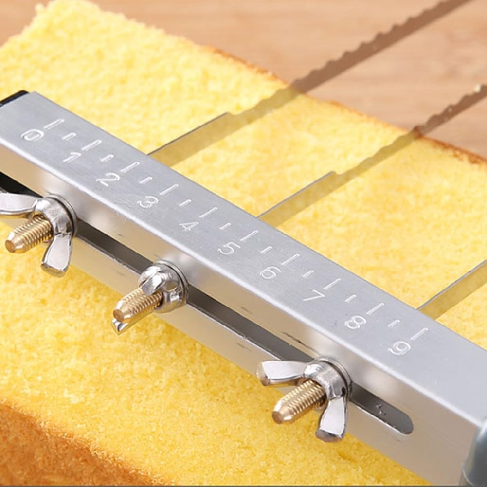 Adjustable Cake Leveler & Multi-Layer Cake Slicer - Professional Cake Decorating Tool for Perfectly Even Cake Layers | Ideal for Birthday Cakes, Wedding Cakes & Baking Enthusiasts