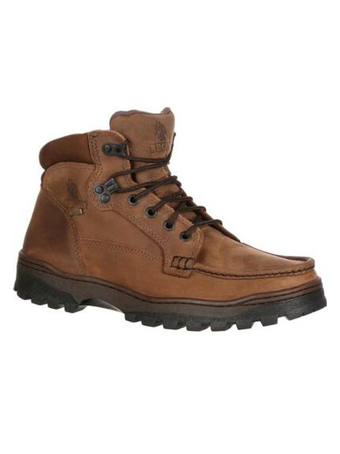 Rocky Men's Outback GORE-TEX® Waterproof Hiking Boots - Light Brown | All-Terrain Outdoor Adventure Footwear for Hiking, Camping & Trail Walking
