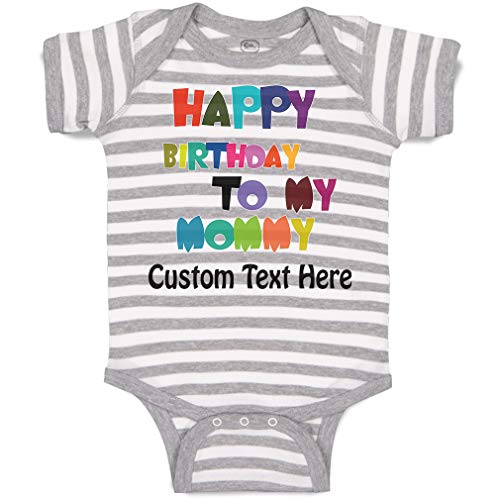 Stripes Gray White Personalized Text Here