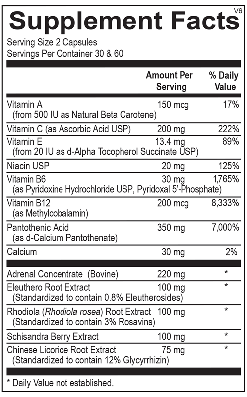 OrthoMolecular Products Adren All® - Adrenal Support Supplement for Stress Relief & Energy Boost - Ideal for Busy Professionals & Stressful Lifestyles