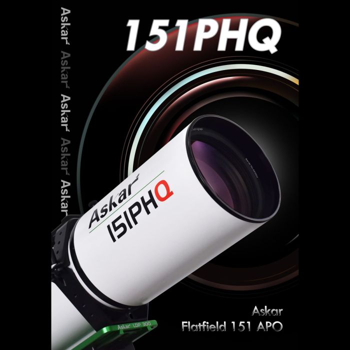 Askar 151PHQ 151mm f/7 Quadruplet Flat Field Refractor Telescope - Perfect for Astrophotography, Deep Space Observation & Stargazing